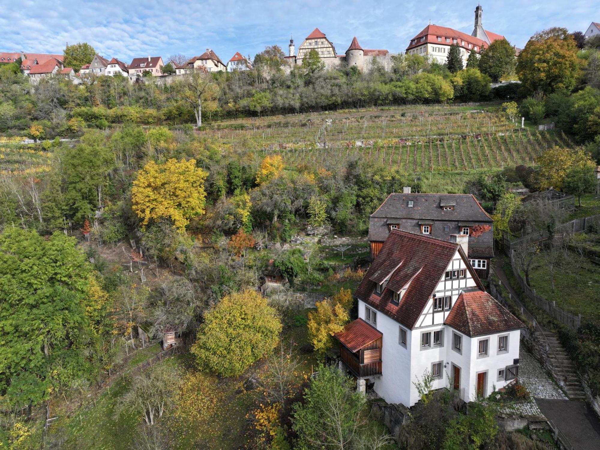 Ferienhaus Kobolzeller Schloesschen A.D.Weinsteige Rothenburg ob der Tauber Zewnętrze zdjęcie